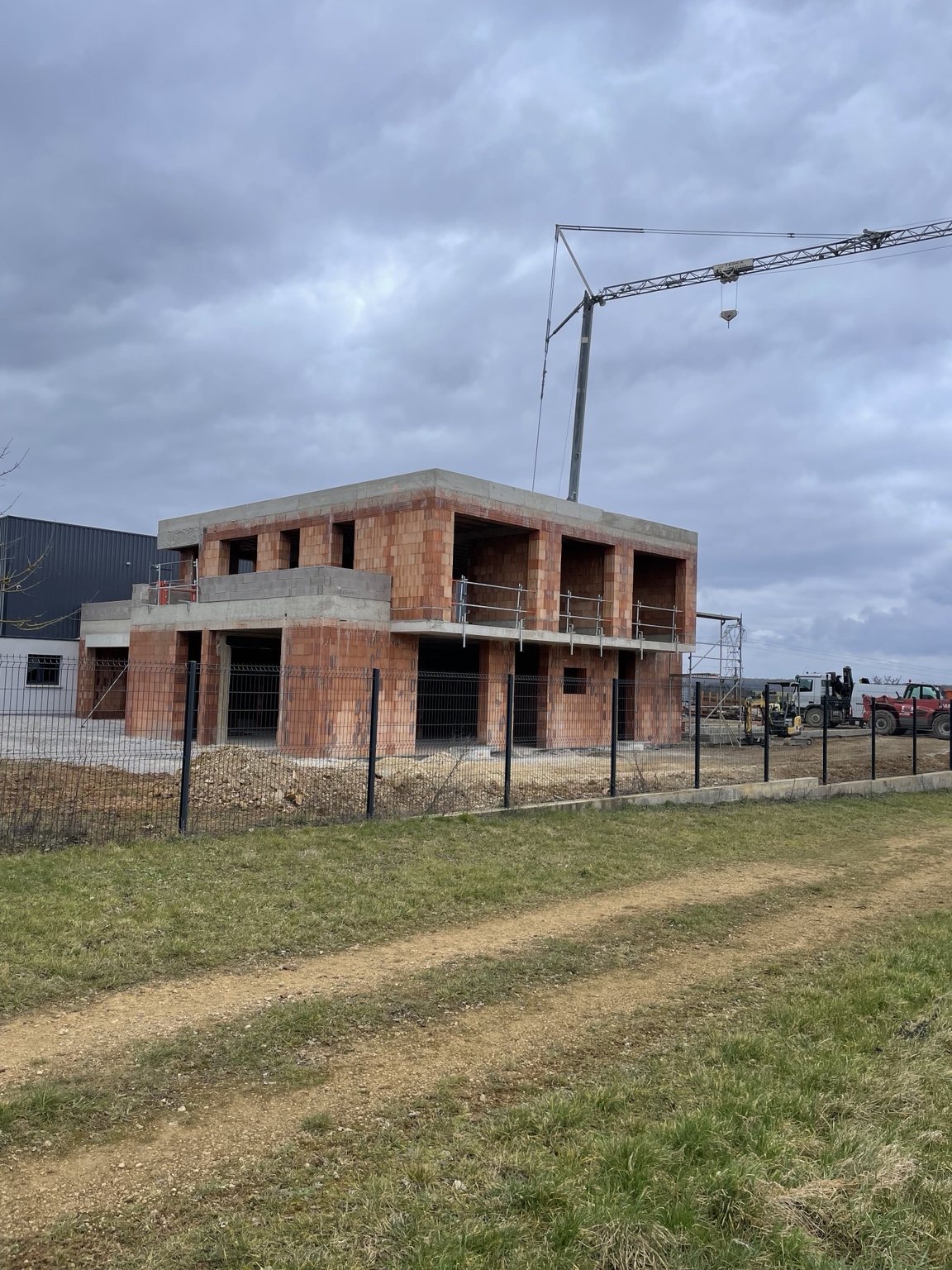 Maison en cours de construction